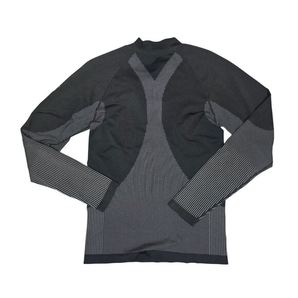 Oakley Mens Glacier Club Black & Gray Long Sleeve Half-Zip Pullover In XL patch - Picture 5 of 8